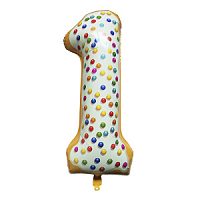 Фигура Цифра 1 Пончик 40"/102 см