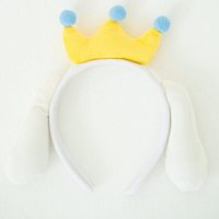 Ободок мягкий Уши Зайца с короной