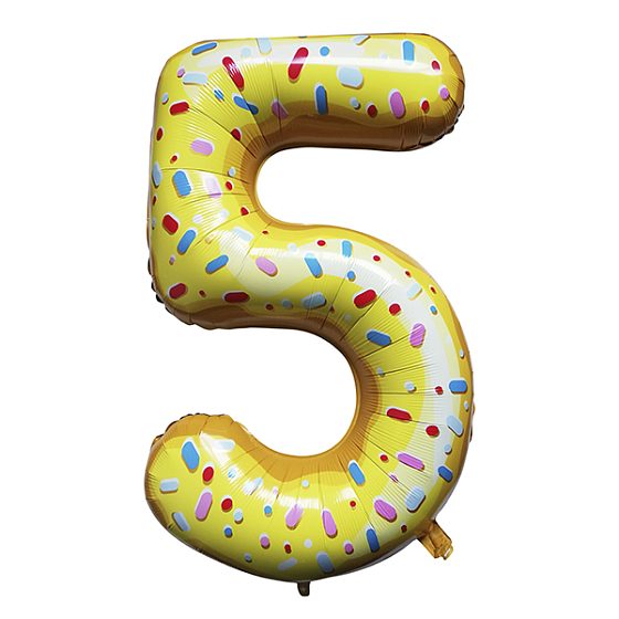 Y Фигура Цифра 5 Пончик 40"/102см