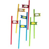 Трубочки для коктейля с флажком Напиши сам 8 шт