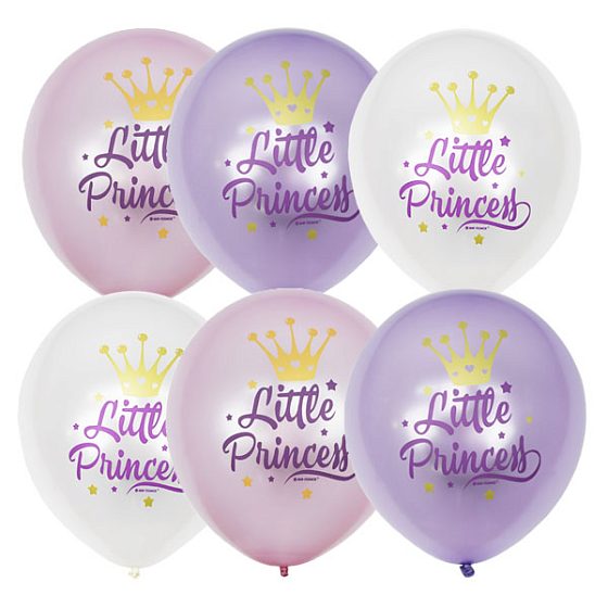 MP 12"/30см Перламутр (шелк) 1 ст. 2 цв. рис Little Princess 25шт