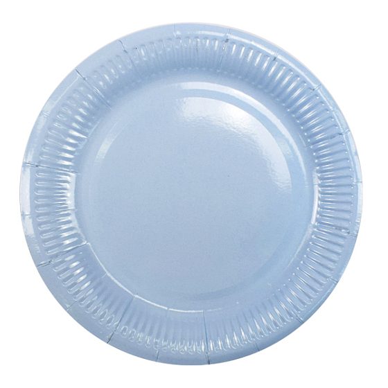 Y Тарелки бумажные ламинированные Light Blue 18см 6шт