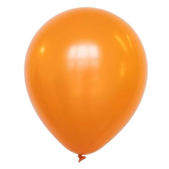 воздушные шары, M 12"/30см Металлик ORANGE 024 100шт