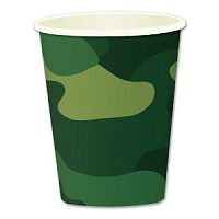 Стаканы бумажные Милитари 200мл 6шт