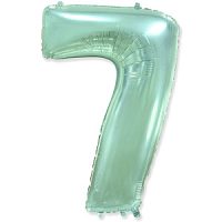 Фигура Цифра 7 Пастель Mint 40"/102см