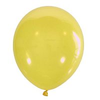 Воздушный шар 12"/30см Декоратор YELLOW 041 100шт