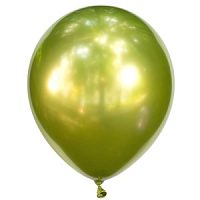 Воздушный шар 12"/30см Хром LIGHT GREEN 50шт