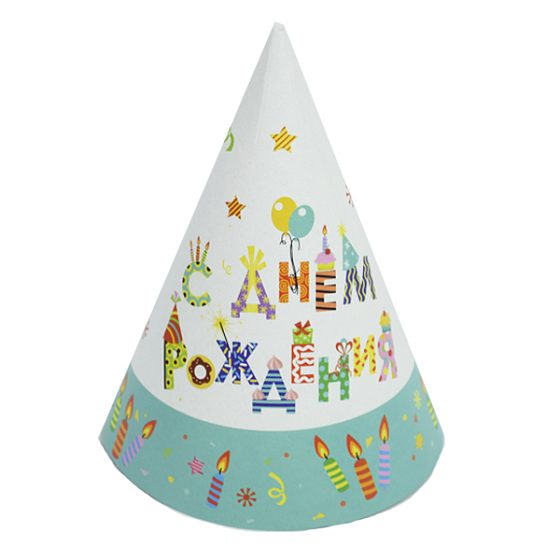 PR Колпачок С Днем Рождения Свечи 6шт