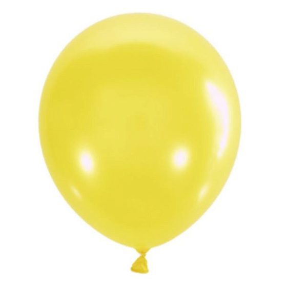 воздушные шары, M 14"/35см Премиум Металлик YELLOW 021 50шт