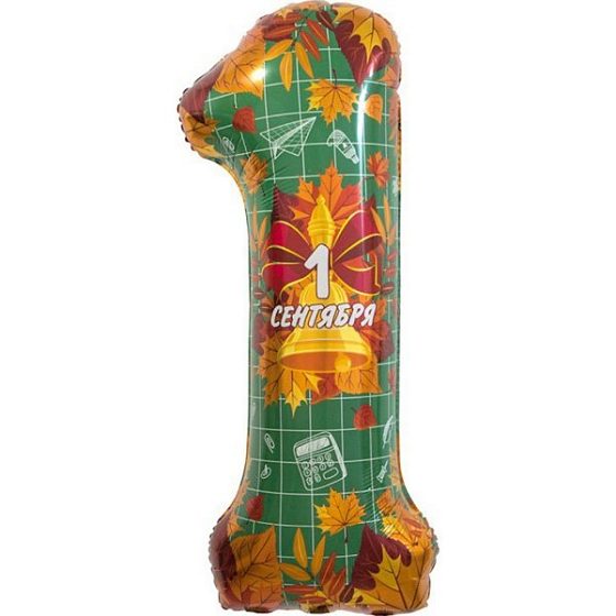 FT Фигура Цифра 1 Первое Сентября 34''/86 см