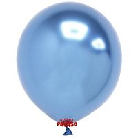 Воздушный шар 12"/30см Хром Platinum Luxe Blue 25шт