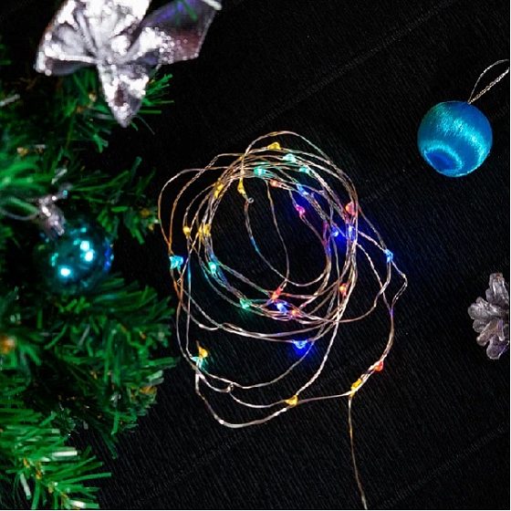 Y Светодиодная нить разноцветная 3м