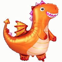 Фигура Дракон Оранжевый 36"/92см