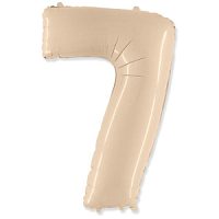 Фигура Цифра 7 Сатин Cream 40"/102см