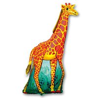 Фигура Жираф оранжевый 100х200см