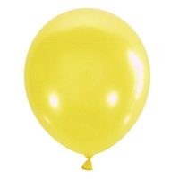 Воздушный шар 12"/30см Металлик YELLOW 021 100шт