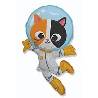 Фигура Кот-Космонавт 96см х 57 см