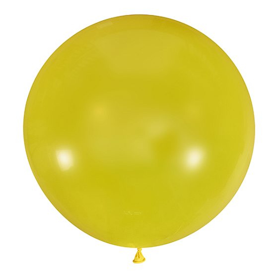 воздушные шары, большие воздушные шары, M 36"/91см Декоратор YELLOW 041 1шт