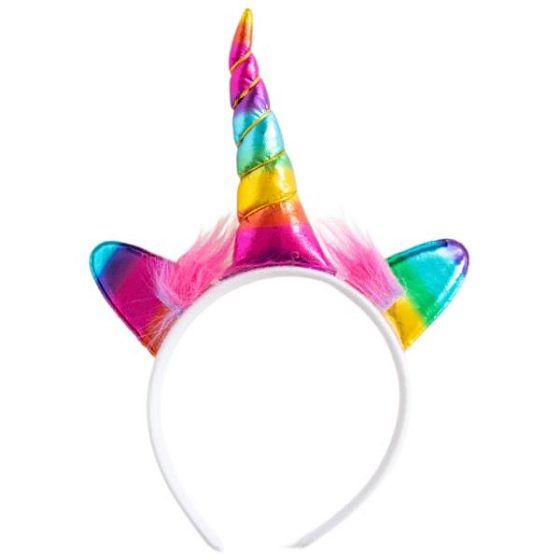 Y Ободок Единорог разноцветный