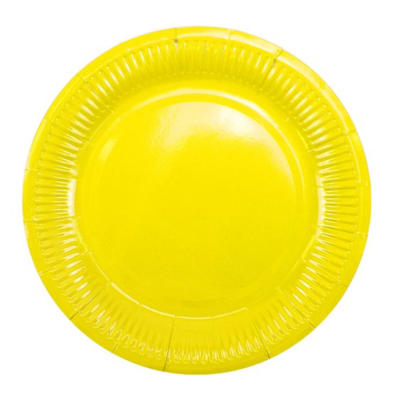 Y Тарелки бумажные ламинированные Yellow 18см 6шт