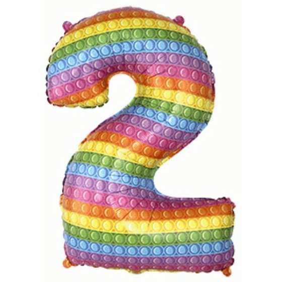 FM Фигура Цифра 2 POP IT 32"/81см