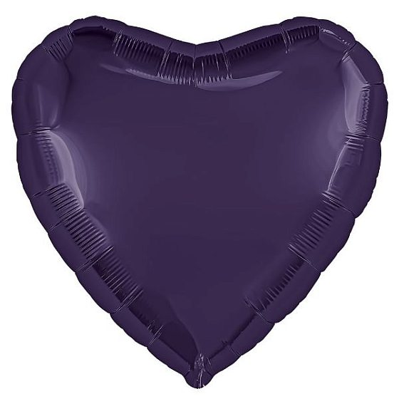 AU Сердце 269 Темно-фиолетовый 19"/50см