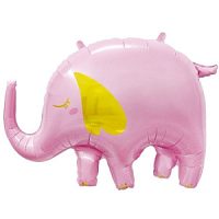 Фигура Слон розовый 32''/82см