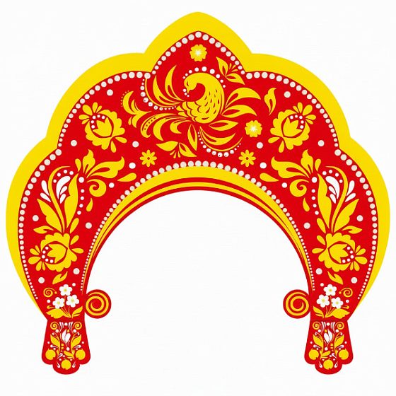 PR Кокошник Русский народный 265мм