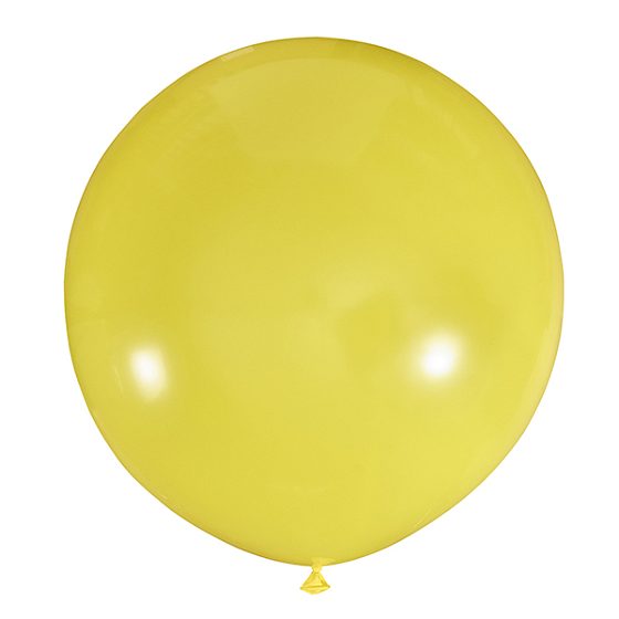 воздушные шары, большие воздушные шары, M 36"/91см Пастель YELLOW 001 1шт