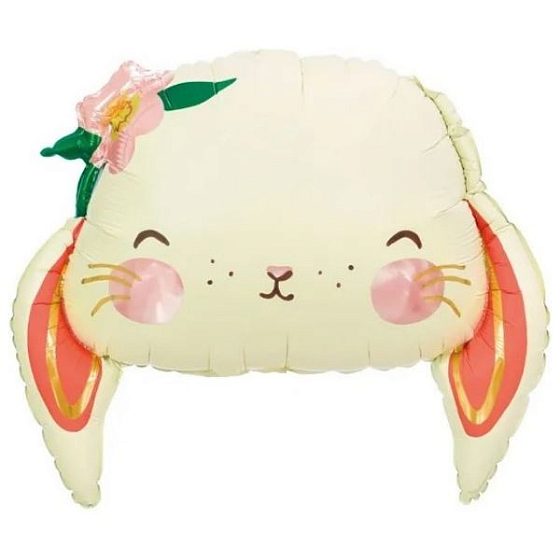 Y Фигура Голова, Зайка с цветком 26''/65см