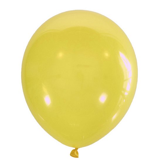 воздушные шары, M 12"/30см Декоратор YELLOW 041 100шт