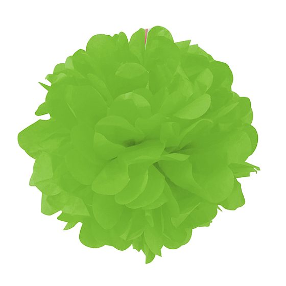 Q Помпон бумажный 20см салатовый