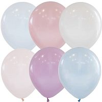 Воздушный шар Пастель Macaroon ассорти 50шт 12"/30см 
