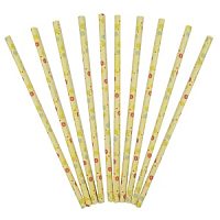 Трубочки для коктейля Пончики 12 шт