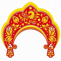 Кокошник Русский народный 265мм