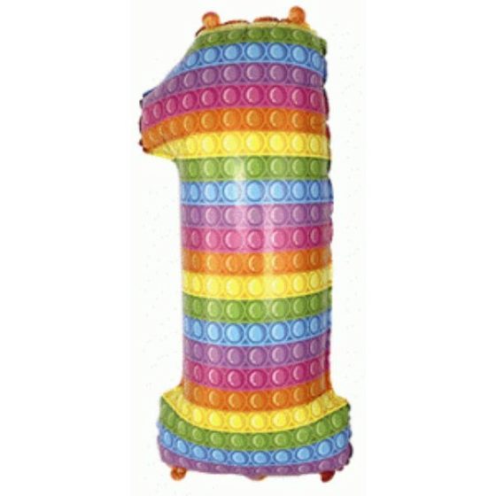 FM Фигура Цифра 1 POP IT 32"/81см