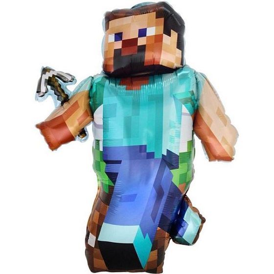 EU Фигура Пиксельный герой 33"/84 см