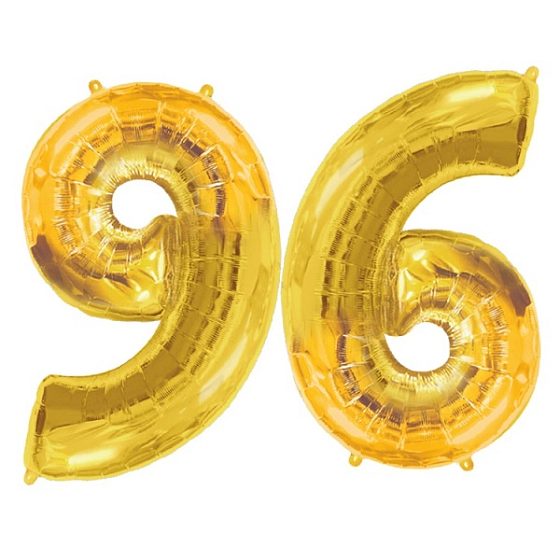 FM Фигура Цифра 6/9 золото 40"/102см