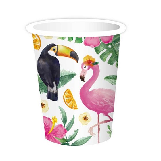 P Стаканы бумажные Summer Time 250мл 6шт