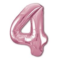 Фигура Цифра 4 Фламинго 40"/102см