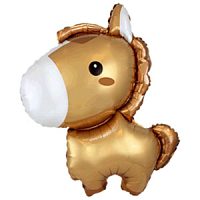 Фигура Лошадка Коричневая 34"/86 см