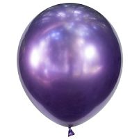 Воздушный шар 12"/30см Хром PURPLE 50шт