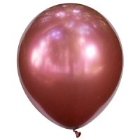 Воздушный шар 12"/30см Хром ROSE RED 50шт