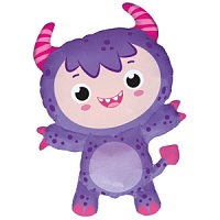 Фигура Монстрик лиловый 87х61см