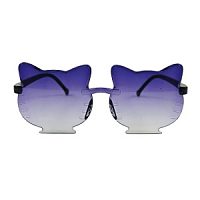 Очки Котенок, фиолетовые 12х5см