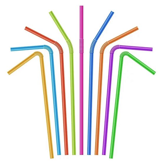 товары для праздника, барные аксессуары, BA Трубочки для коктейля ассорти&nbsp;&nbsp;50шт