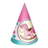 Колпачок "Лошадка Малышка" розовая 6 шт