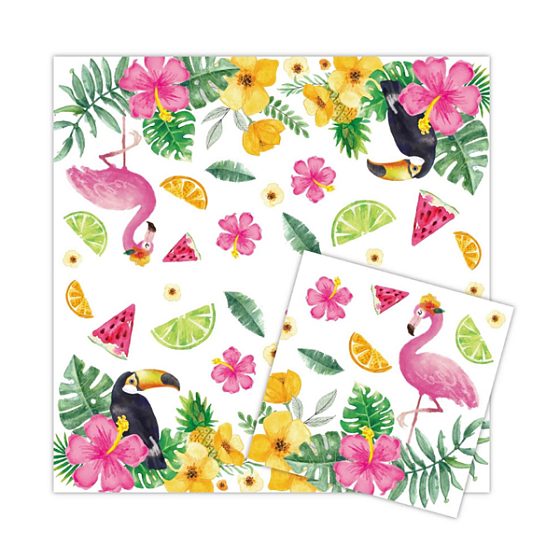 P Салфетки Summer Time 33см X 33см 12шт