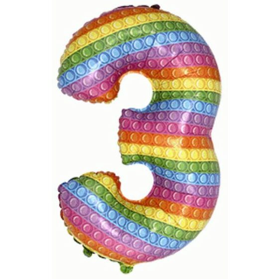 FM Фигура Цифра 3 POP IT 32"/81см