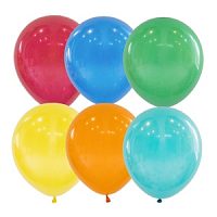 Воздушные шары Пастель + Декоратор ассорти 50шт 12"/30см